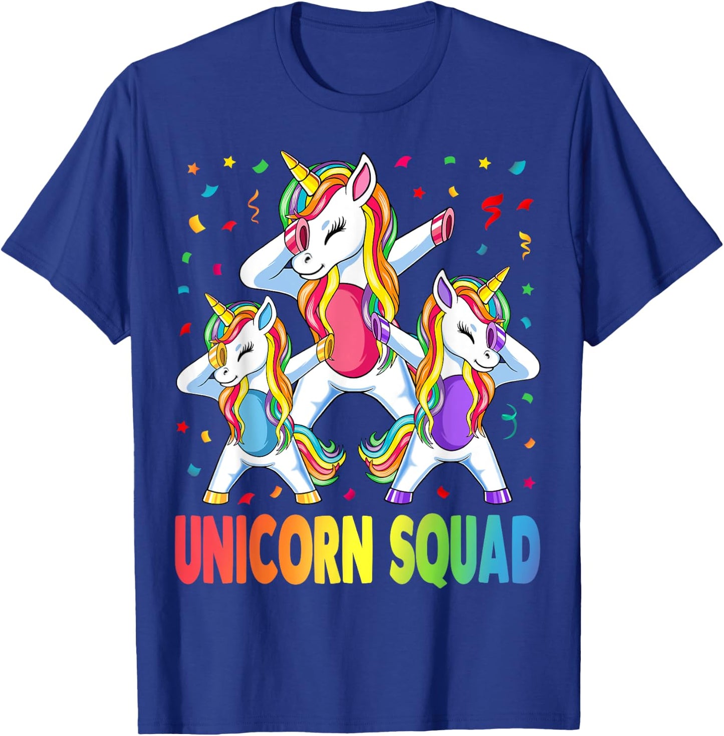 Unicorn Squad Shirt, Unicorn Gifts , Black T-Shirt - T-Shirt | Royal