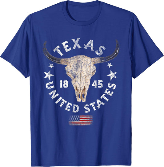 Texas - USA - Pride Since 1845 Texas Fan T-Shirt - T-Shirt | Royal
