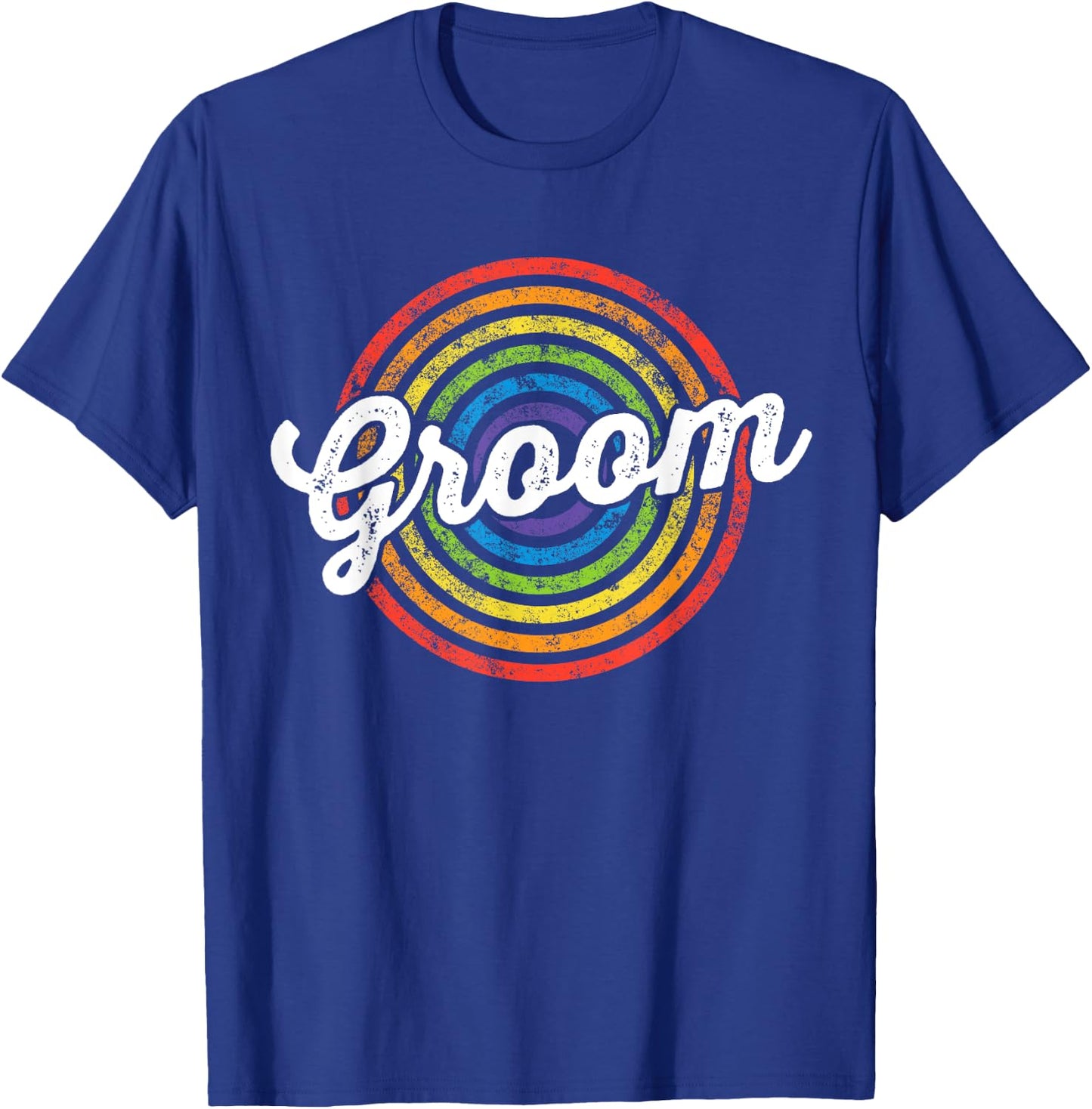 Groom Bachelor Party LGBT Same Sex Gay Wedding Husband T-Shirt - T-Shirt | Royal
