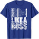 BIM Shirt Like A Boss Building Information Modeling Gift T-Shirt - T-Shirt | Royal