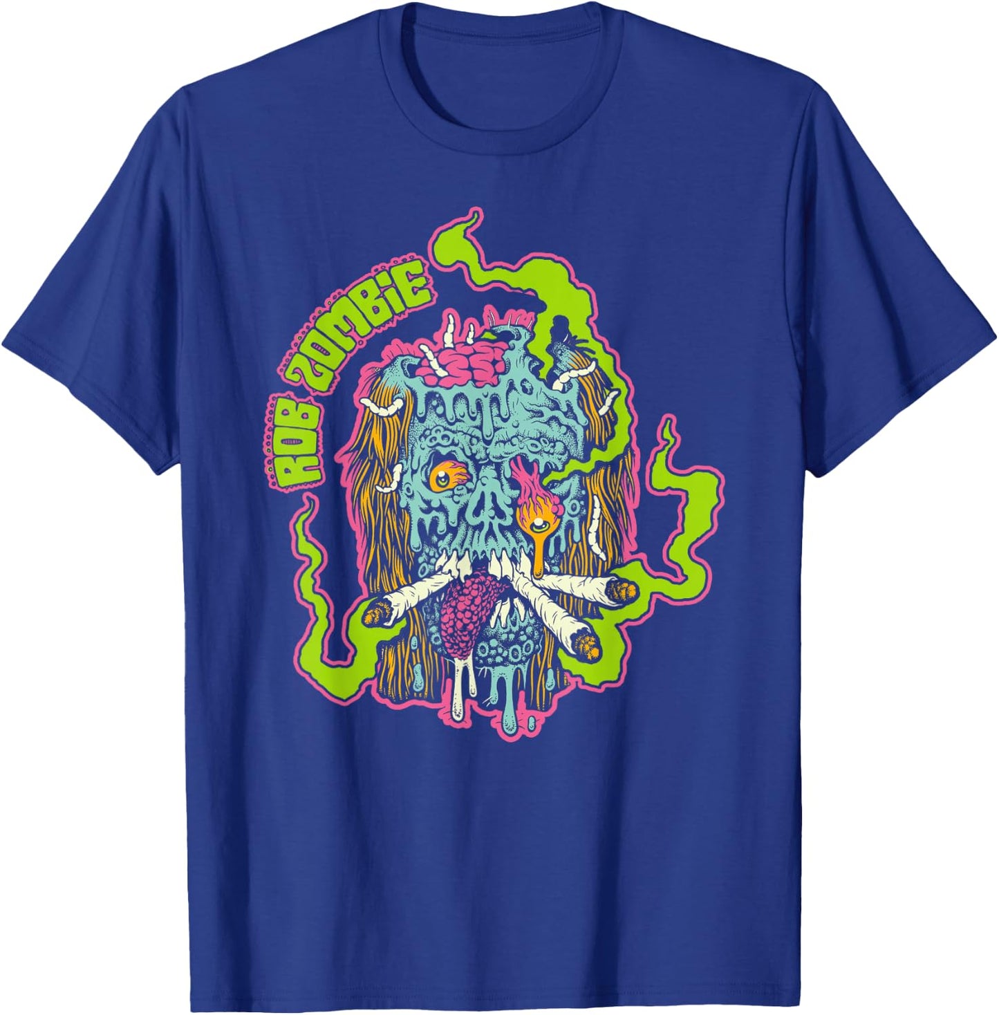 Rob Zombie – Smoke Your Grass T-Shirt - T-Shirt | Royal