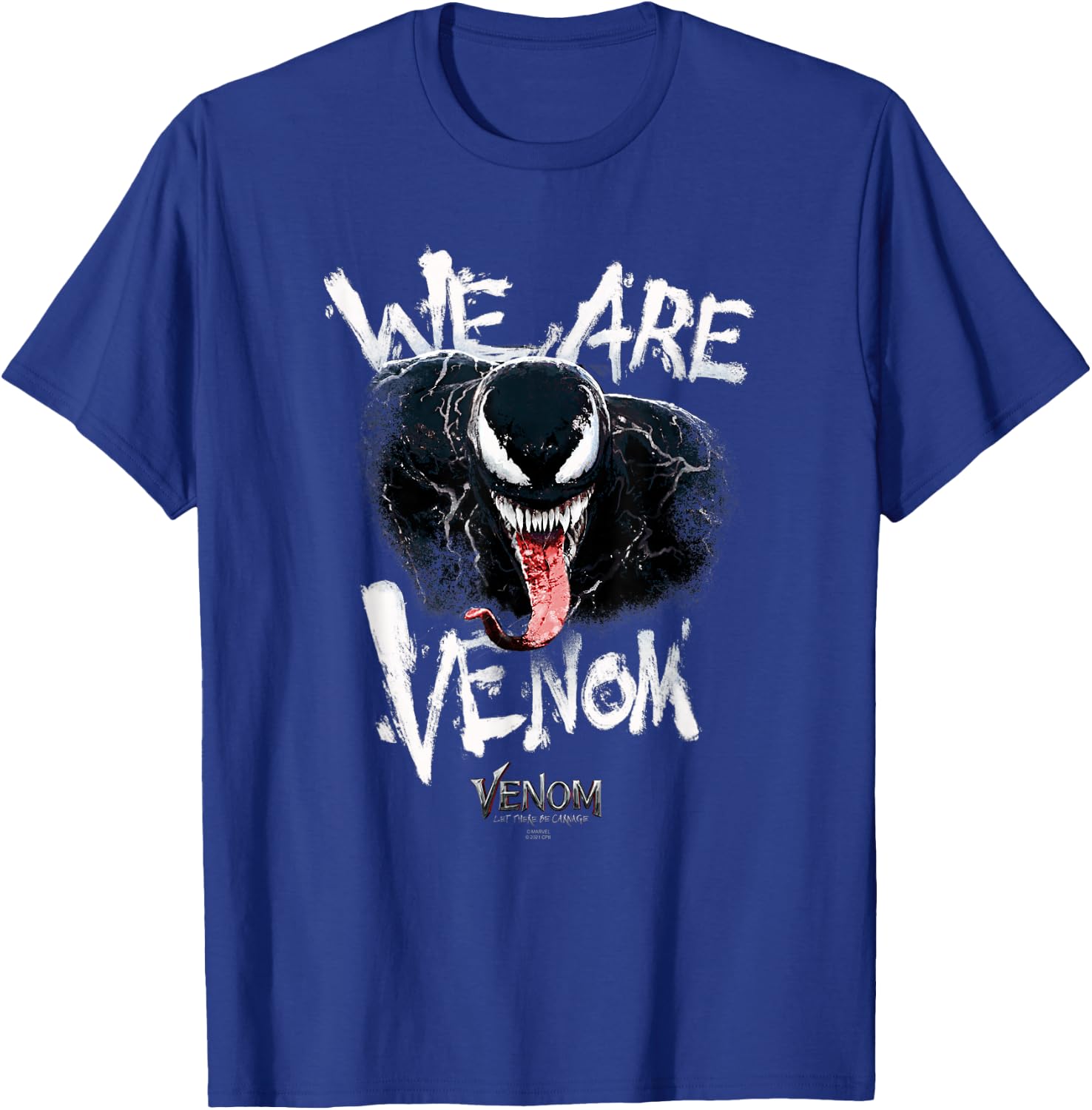 Marvel Venom: Let There Be Carnage We are Venom Close Up Small T-Shirt - T-Shirt | Royal