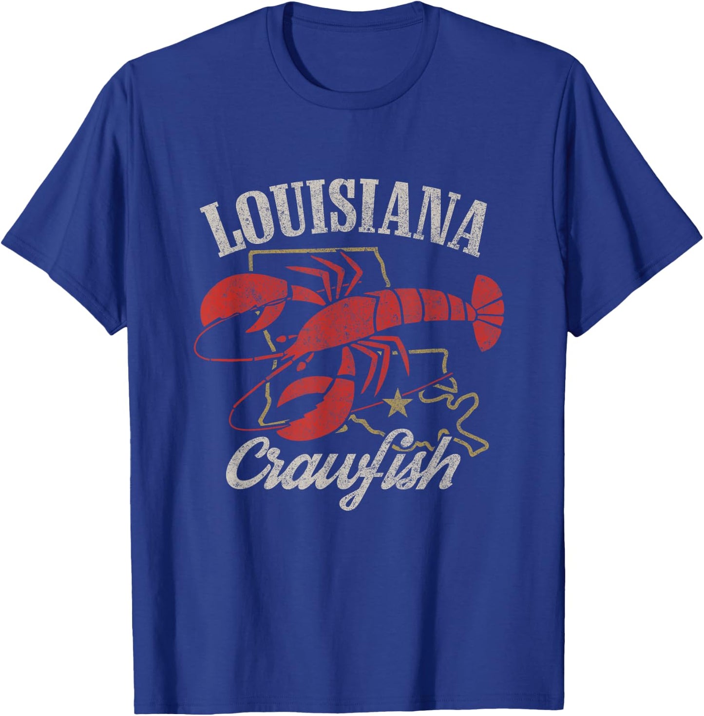 Crawfish Louisiana Lover Crayfish Cajun Boil Festival Men T-Shirt - T-Shirt | Royal