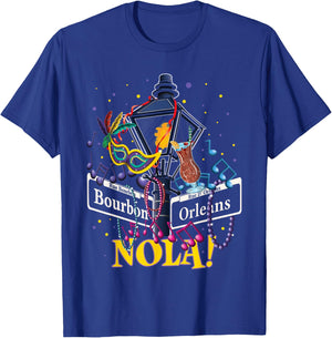 NOLA New Orleans Girls Trip 2026 Weekend Getaway Mardi Gras T-Shirt - T-Shirt | Royal