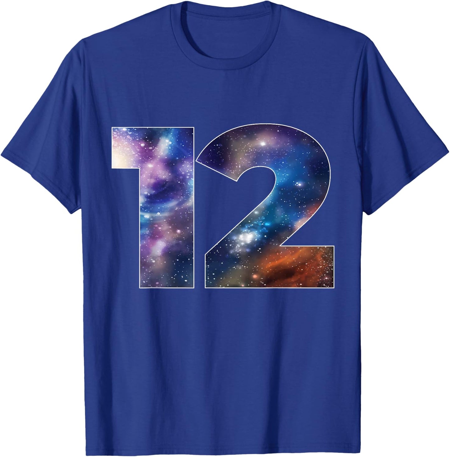 Galaxy 12 Year Old 12th Birthday Space Themed Astronaut Boy T-Shirt - T-Shirt | Royal