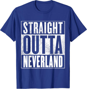 Neverland - STRAIGHT OUTTA NEVERLAND T-Shirt - T-Shirt | Royal