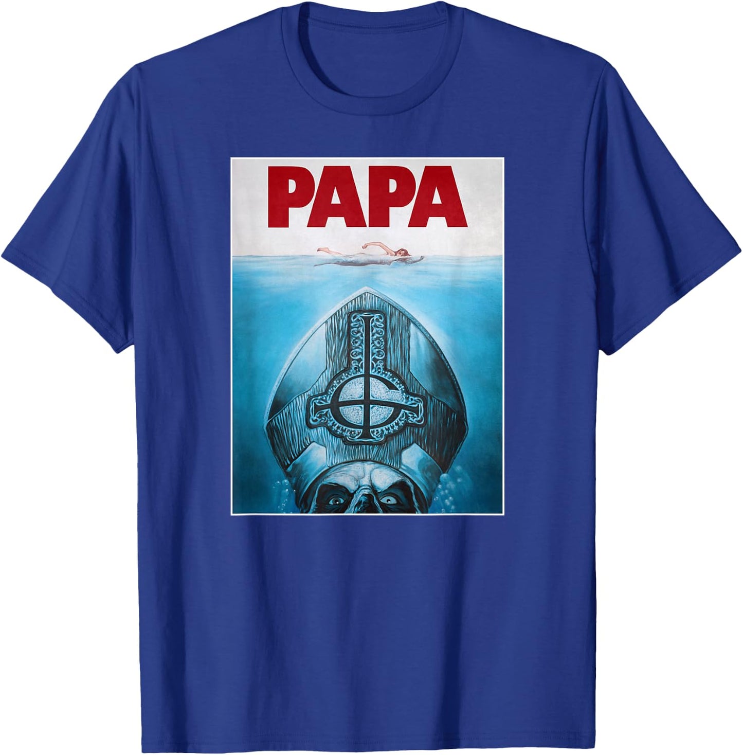 Ghost - Dad Poster T-Shirt - T-Shirt | Royal
