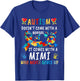 Autism Doesn't Come With A Manual Mimi Love Autistic Kids T-Shirt - T-Shirt | Royal