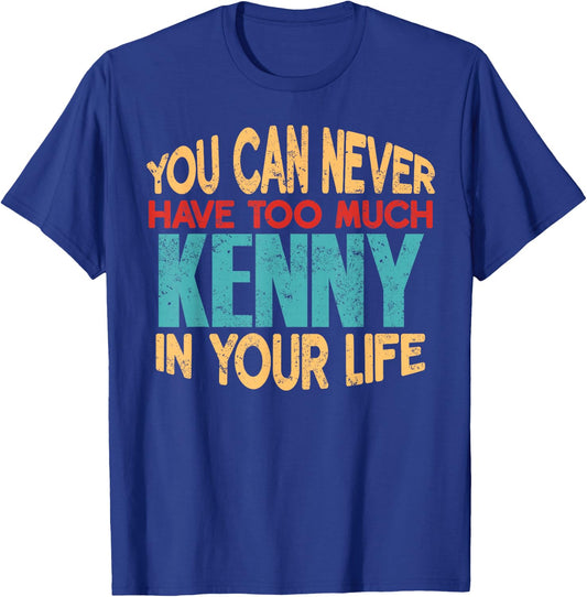Funny Kenny Personalized First Name Joke Item T-Shirt - T-Shirt | Royal