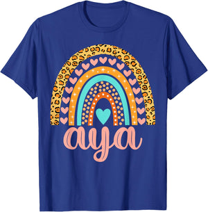 Aya Aya Name Birthday Shirt Gift T-Shirt - T-Shirt | Royal