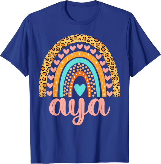 Aya Aya Name Birthday Shirt Gift T-Shirt - T-Shirt | Royal