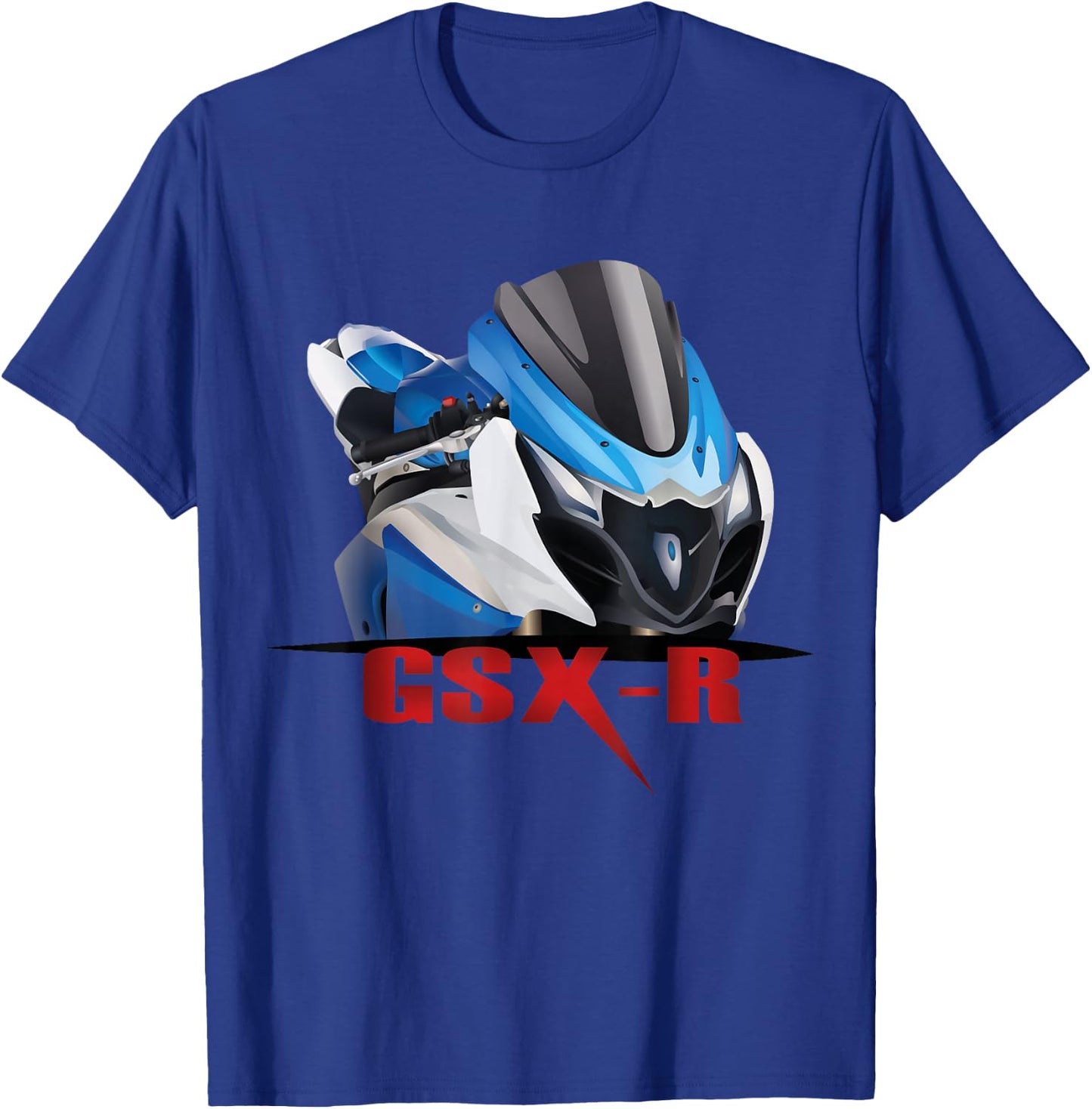 GSXR sportbike motorcycle gixxer T-Shirt - T-Shirt | Royal