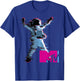 MTV VMA Astronaut Static Distorted Victory Pose T-Shirt - T-Shirt | Royal