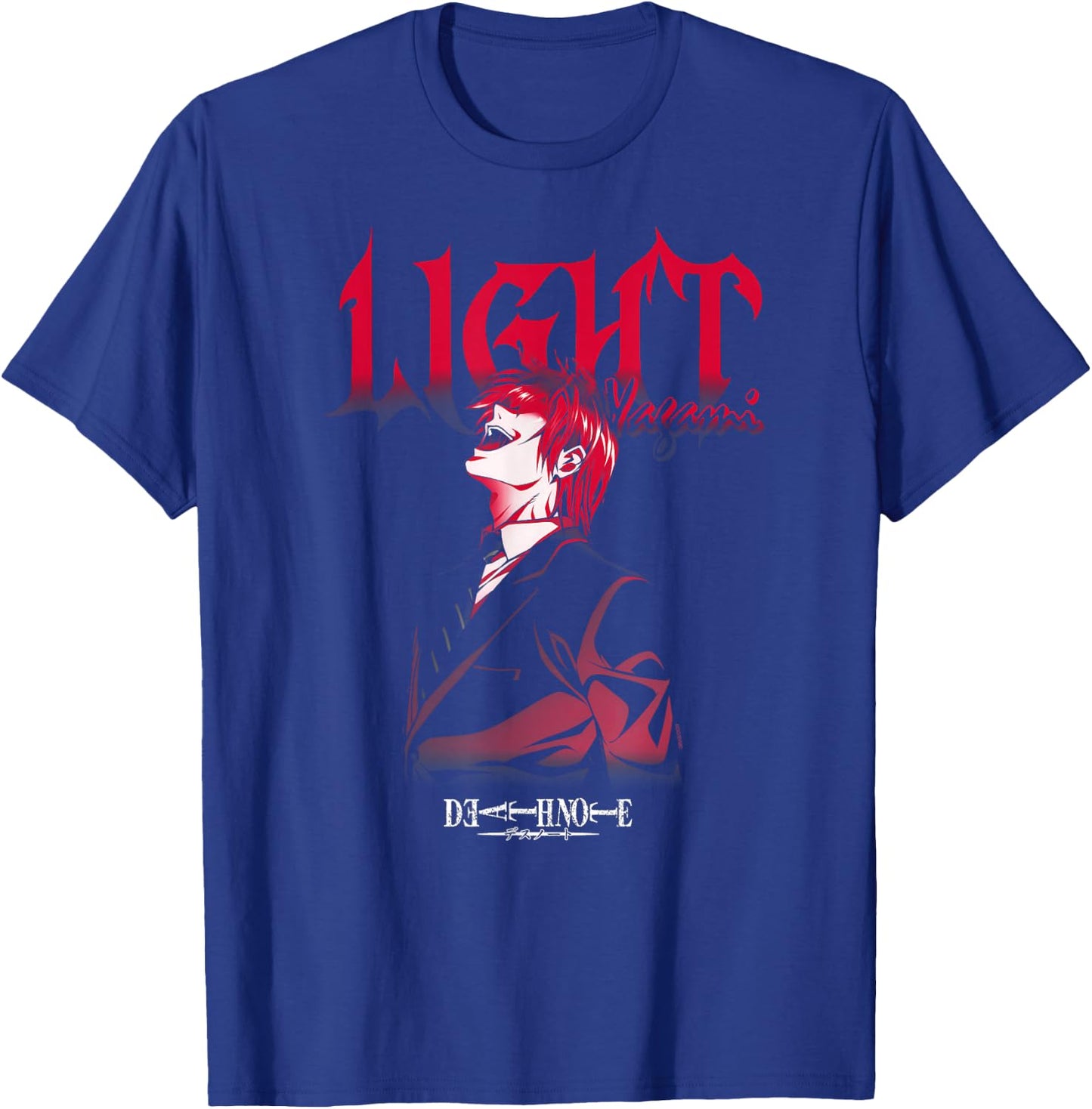 Death Note Light Yagami Laughing Anime T-Shirt - T-Shirt | Royal