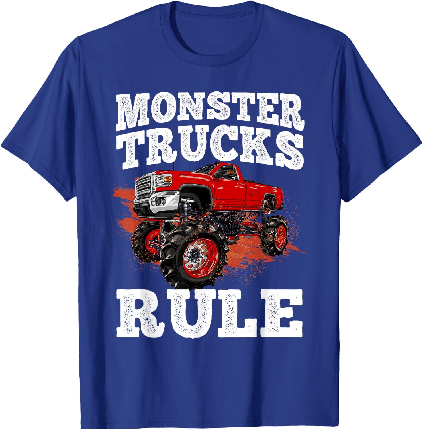 Cool Monster Truck Women Trucks Mud Truck Driver T-Shirt - T-Shirt | Royal