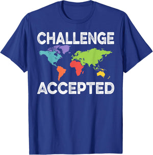 International World Flags Flags World Map T-Shirt - T-Shirt | Royal