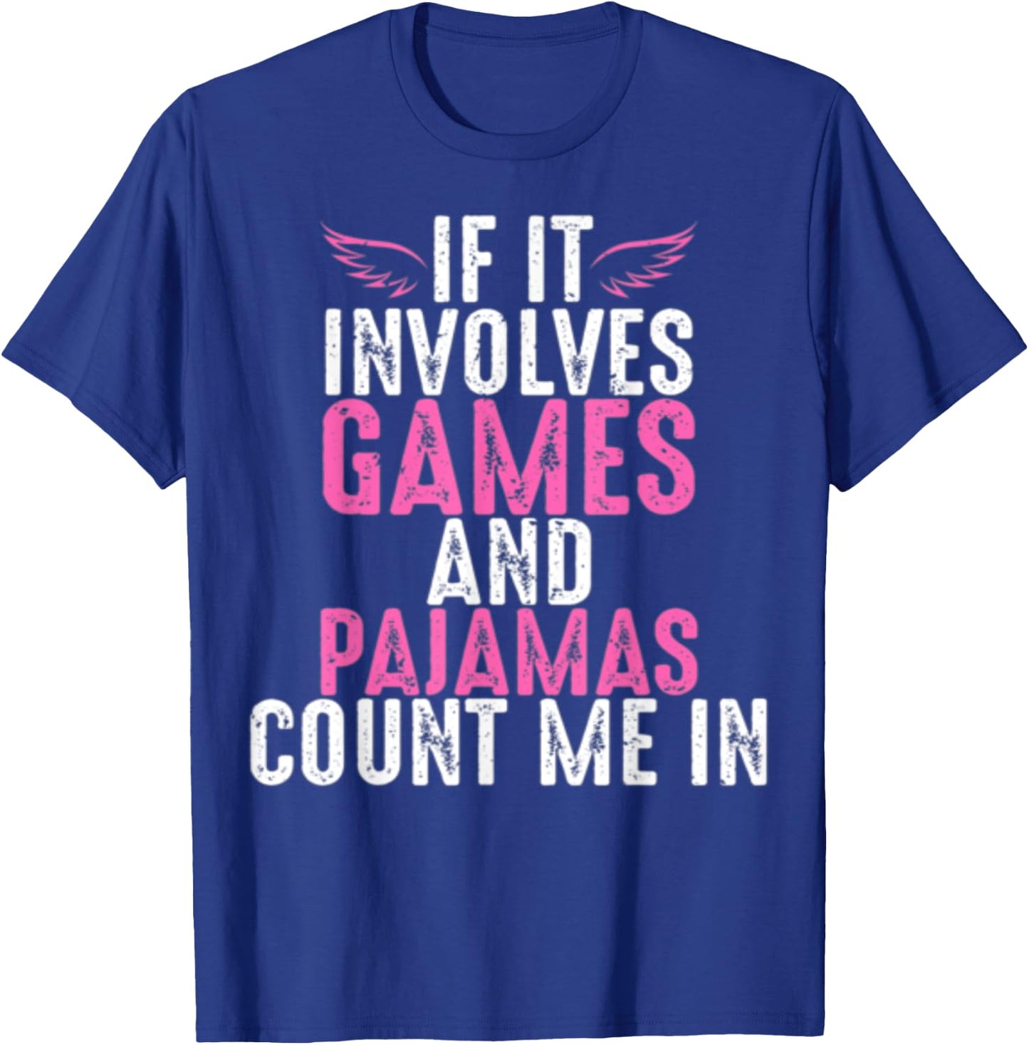 Funny Board Games And Pajamas T-Shirt - T-Shirt | Royal