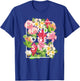 Flowers of Indonesia Word Art - Indonesian Pride T-Shirt - T-Shirt | Royal