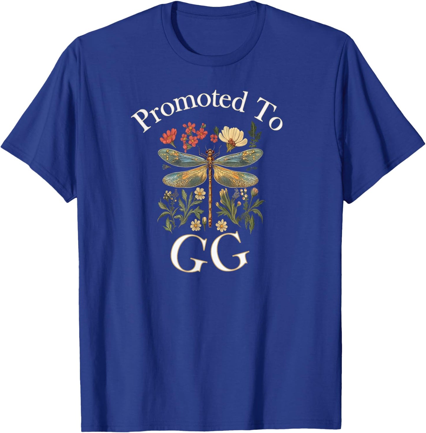 GG Shirt Promoted To GiGi GG Great Grandmother Gift T-Shirt - T-Shirt | Royal