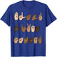Black Lives Matter ASL Sign Language Hand Signs Deaf & Mute T-Shirt - T-Shirt | Royal