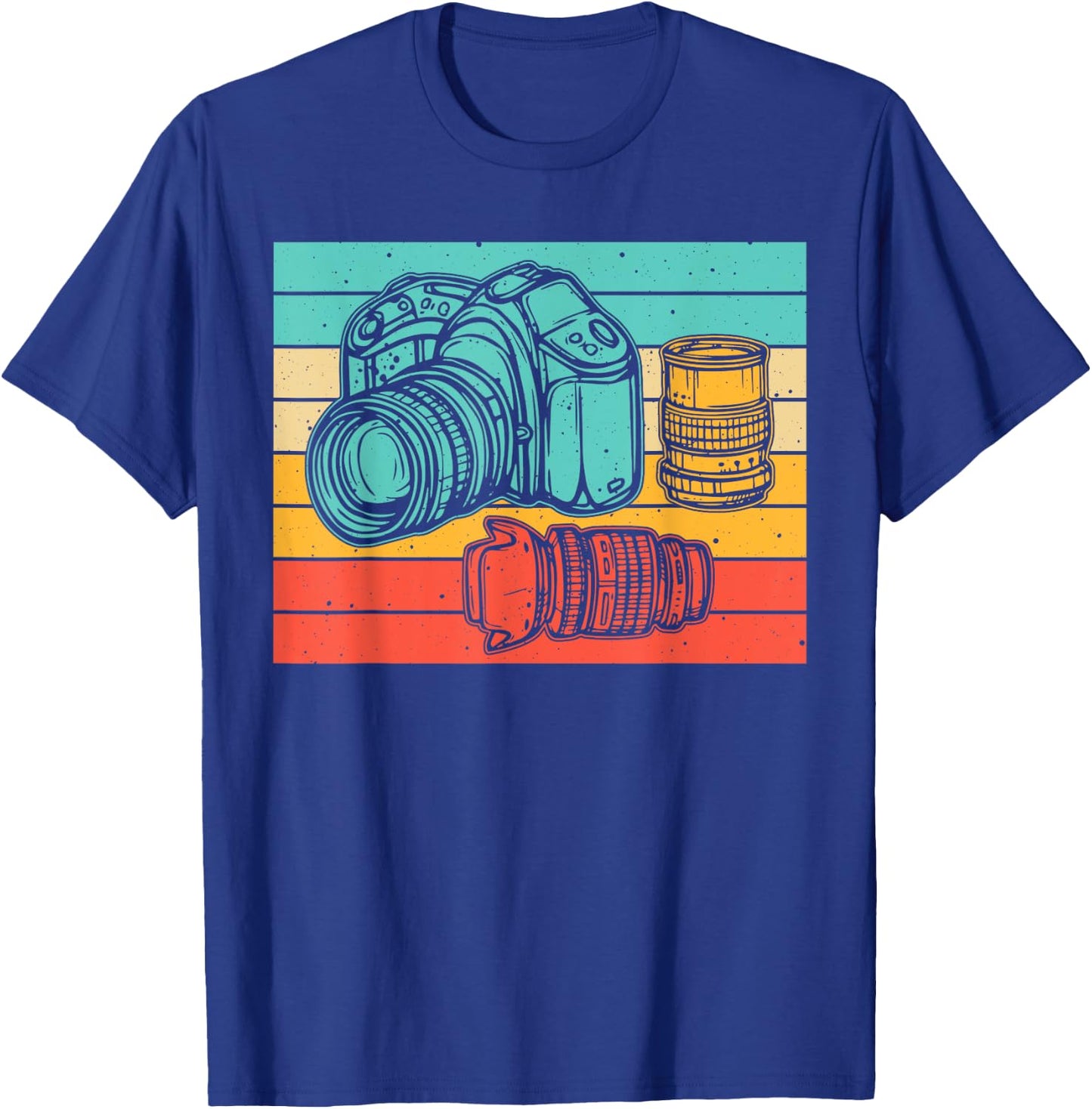 Vintage Camera Art Photographer Photography Lover Men Women T-Shirt - T-Shirt | Royal