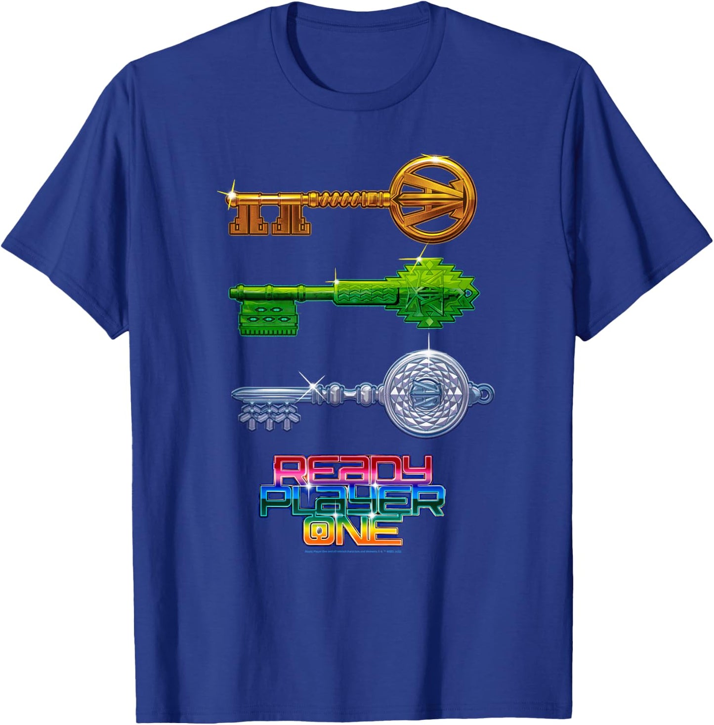 Ready Player One Keys T-Shirt - T-Shirt | Royal