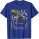 Camouflage American Flag Fishing Deer Hunting Hunter Men T-Shirt - T-Shirt | Royal