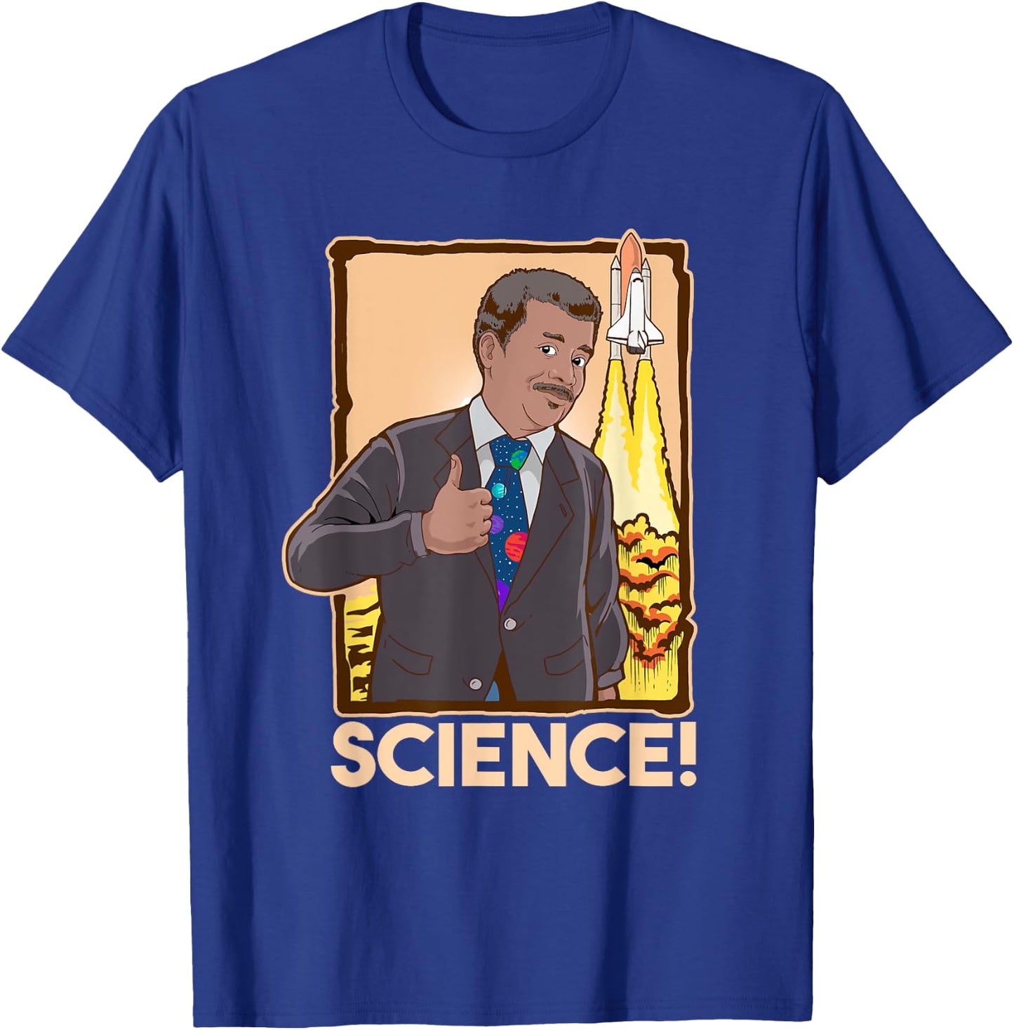 Neil deGrasse Tyson Science T-Shirt - T-Shirt | Royal