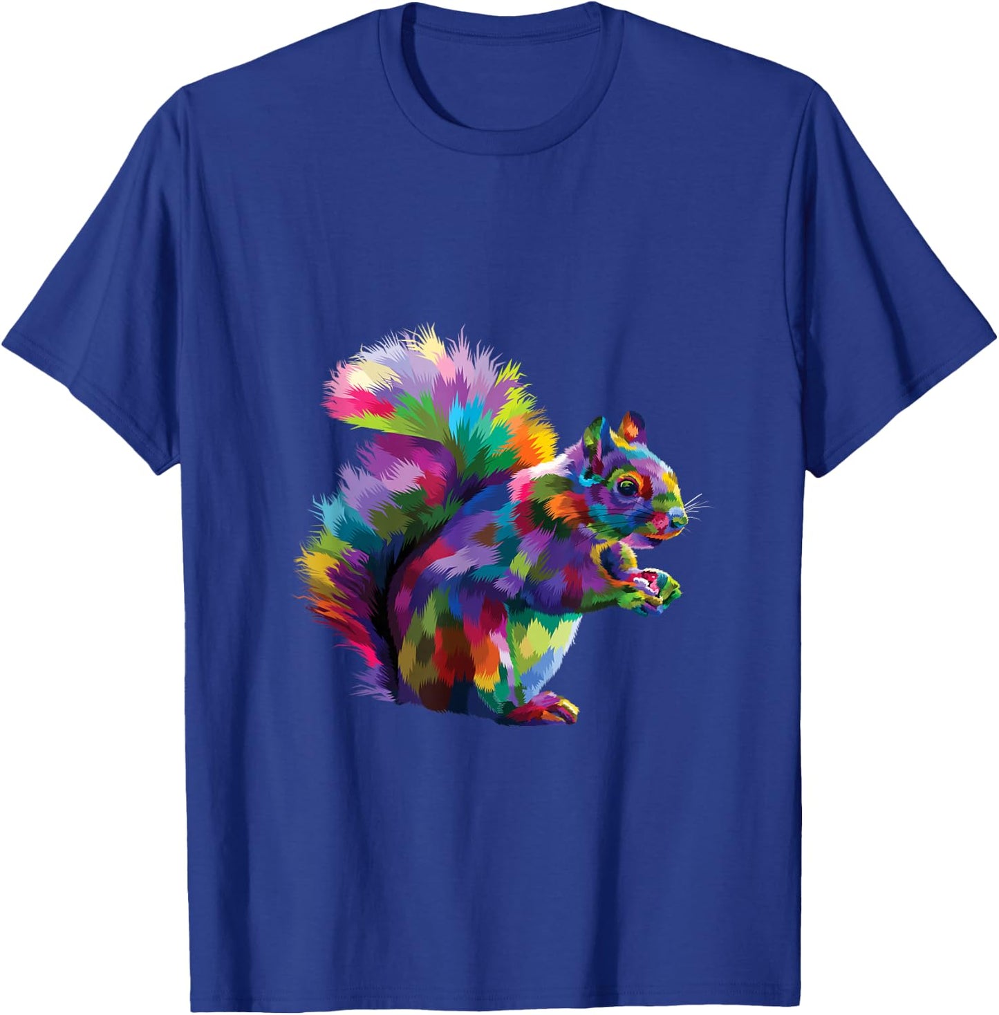 Cute Rainbow Squirrel Vibrant Forest Squirrel Tribute T-Shirt - T-Shirt | Royal
