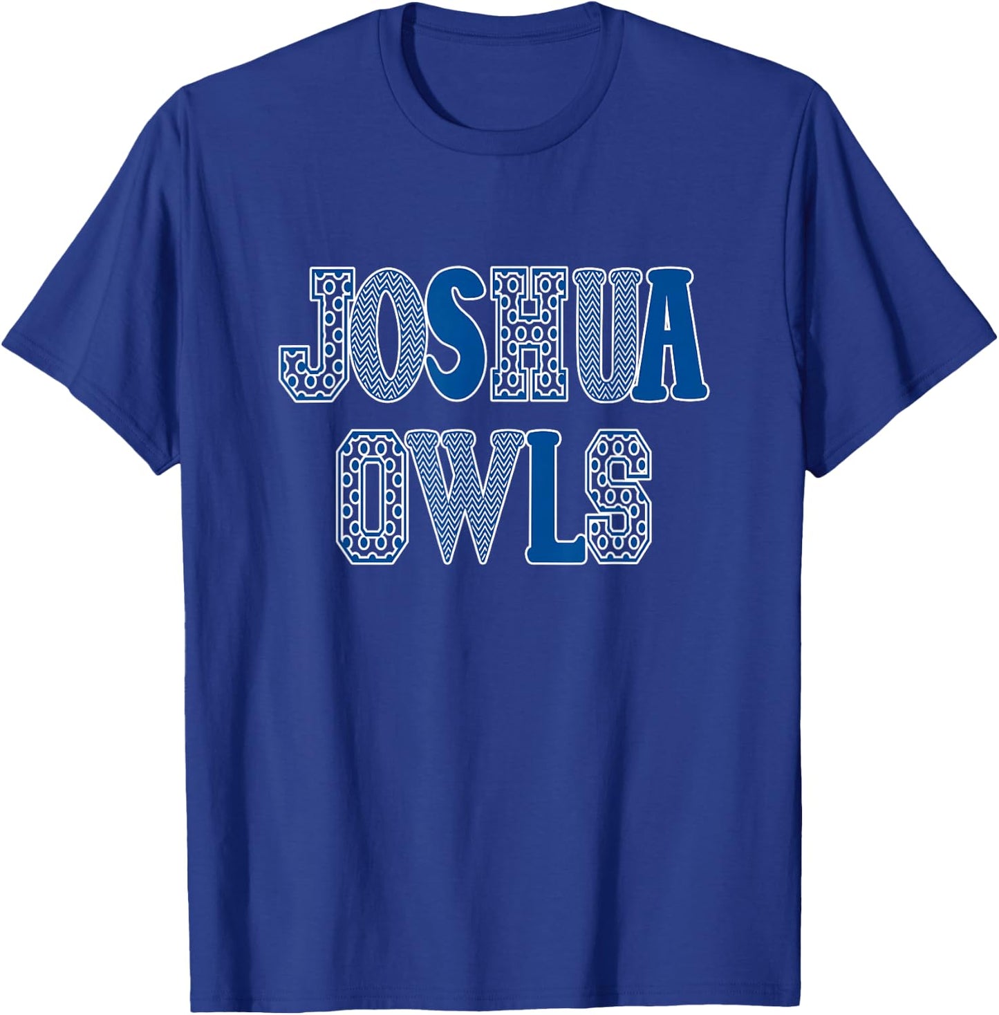 Joshua Texas Joshua Owls Spirit T-Shirt - T-Shirt | Royal