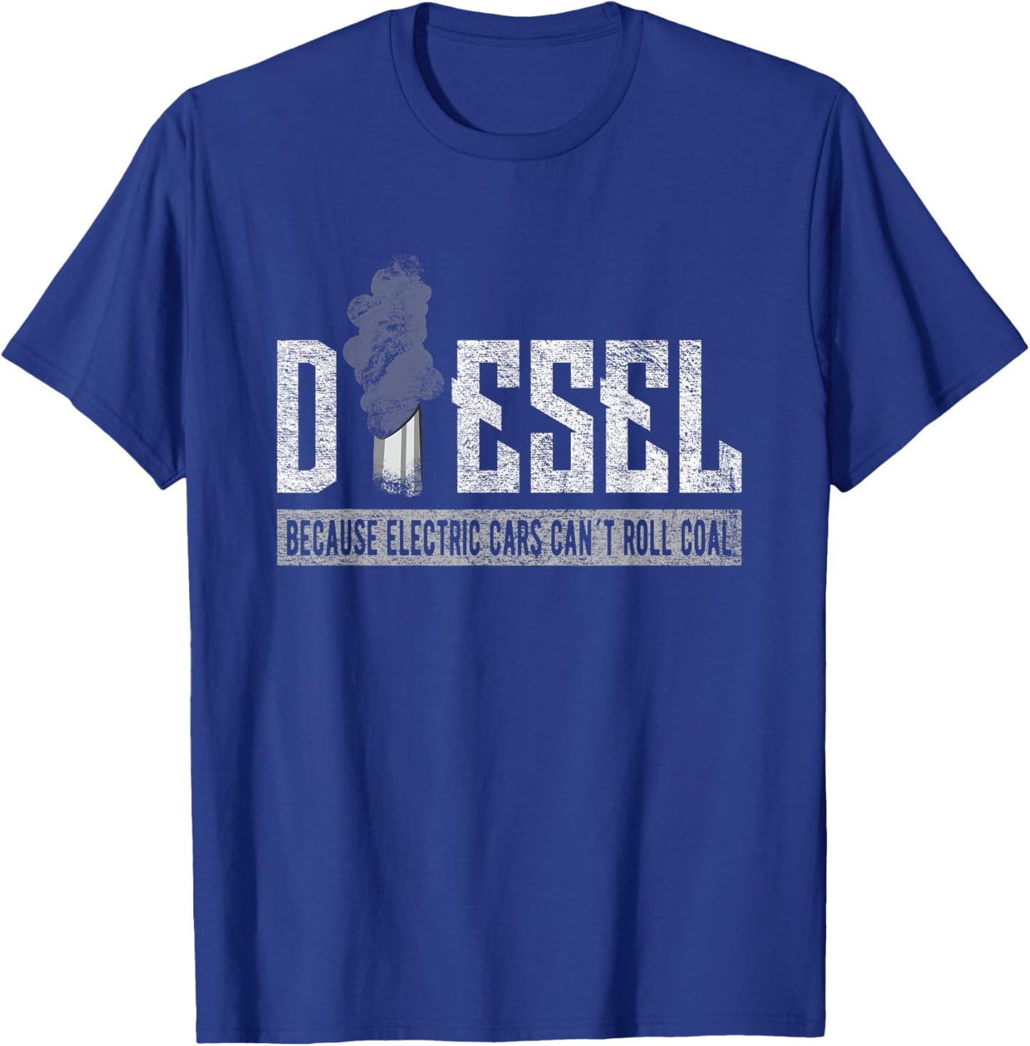 ROLL COAL TRUCK / DIESEL TRUCK Electric Cars Can't Roll Coll T-Shirt - T-Shirt | Royal