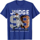 Aaron Judge Number Portrait Baj New York MLBPA Small T-Shirt - T-Shirt | Royal