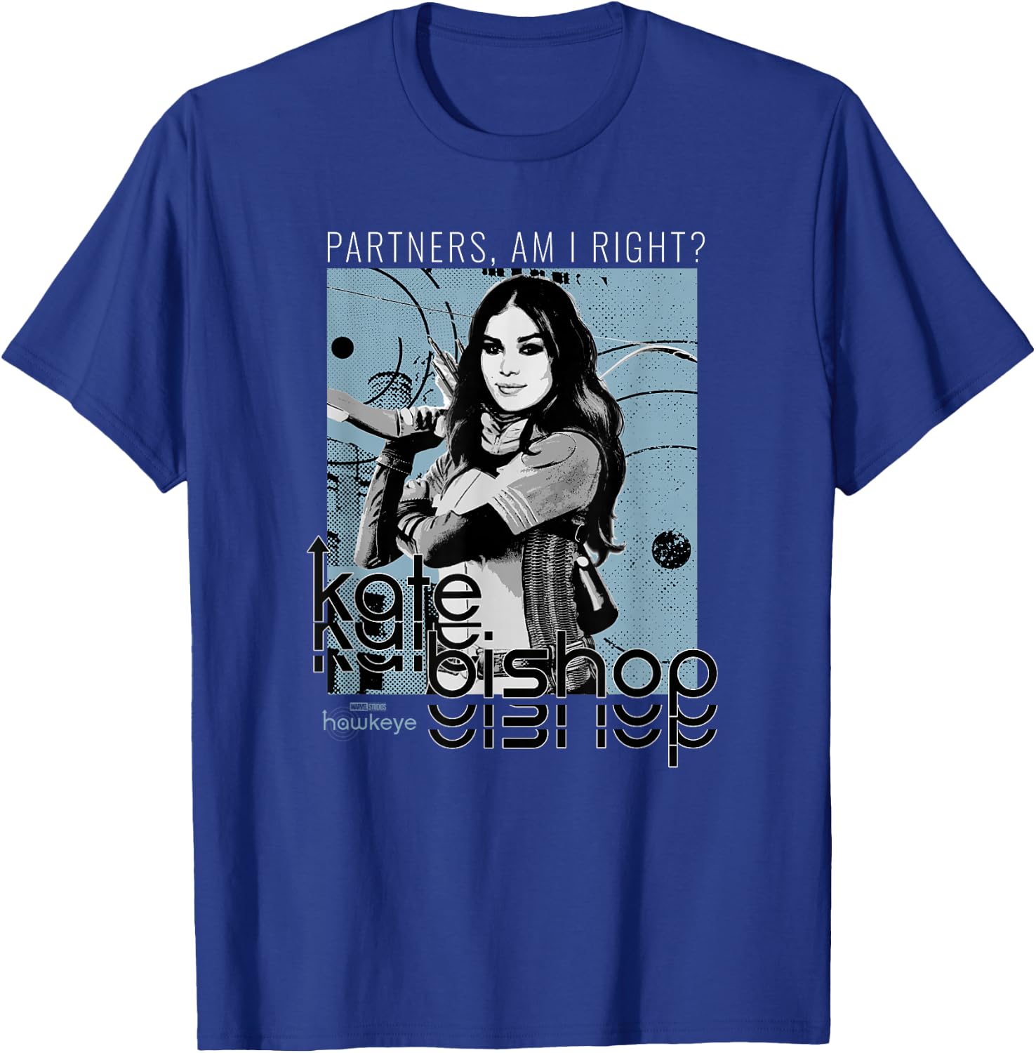 Marvel Hawkeye Kate Bishop Poster T-Shirt - T-Shirt | Royal