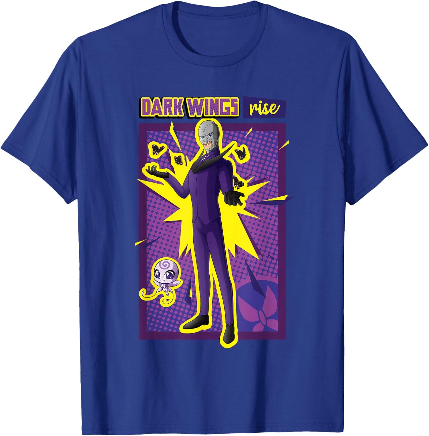 Miraculous Collection Hawk Moth Focus T-Shirt - T-Shirt | Royal