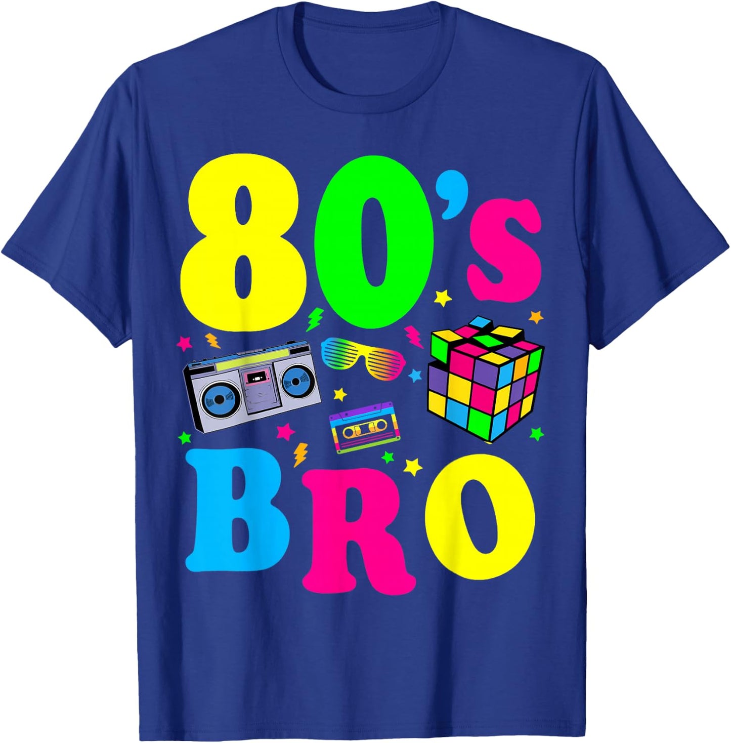 This is My 80s Bro 80's 90's Party T-Shirt - T-Shirt | Royal