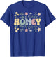 Groovy Honey Grandmother Flowers Honey Grandma T-Shirt - T-Shirt | Royal