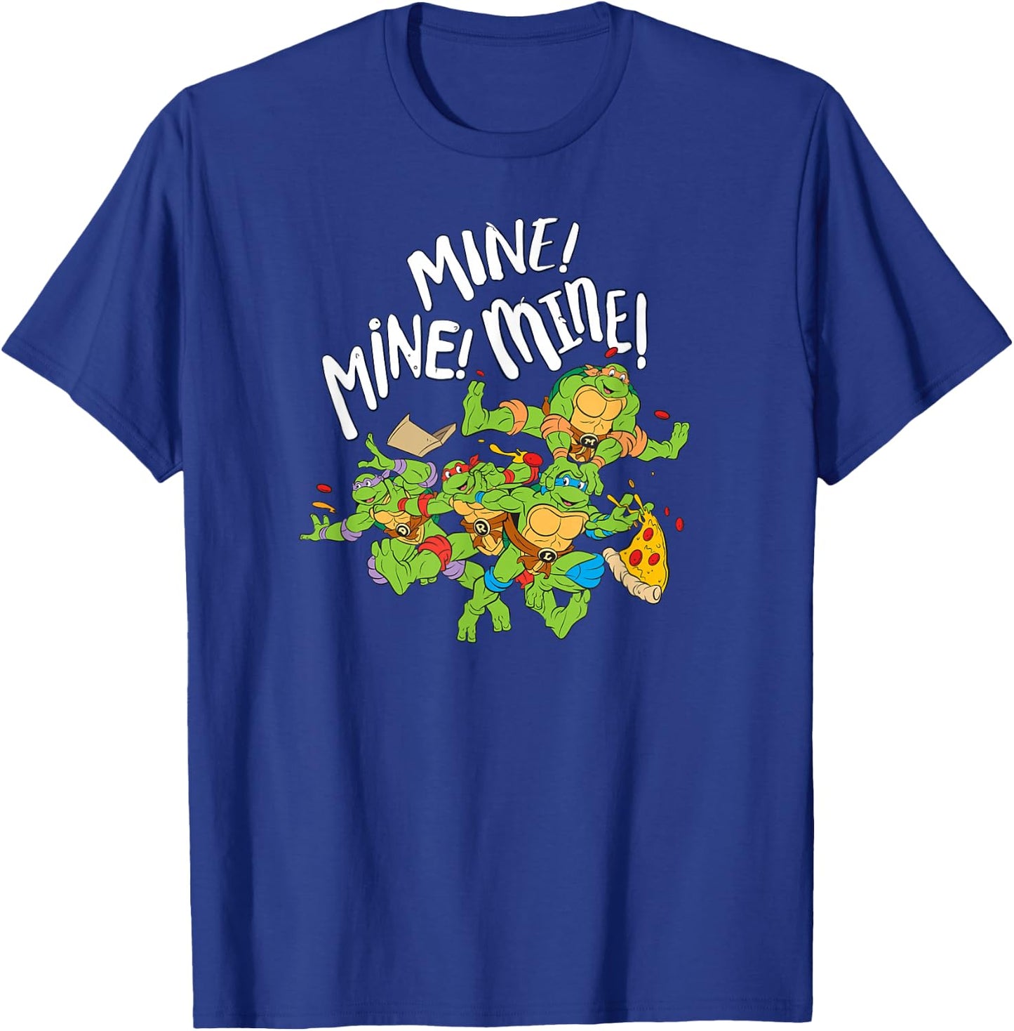 Teenage Mutant Ninja Turtles - Mine! Mine! Mine! T-Shirt - T-Shirt | Royal