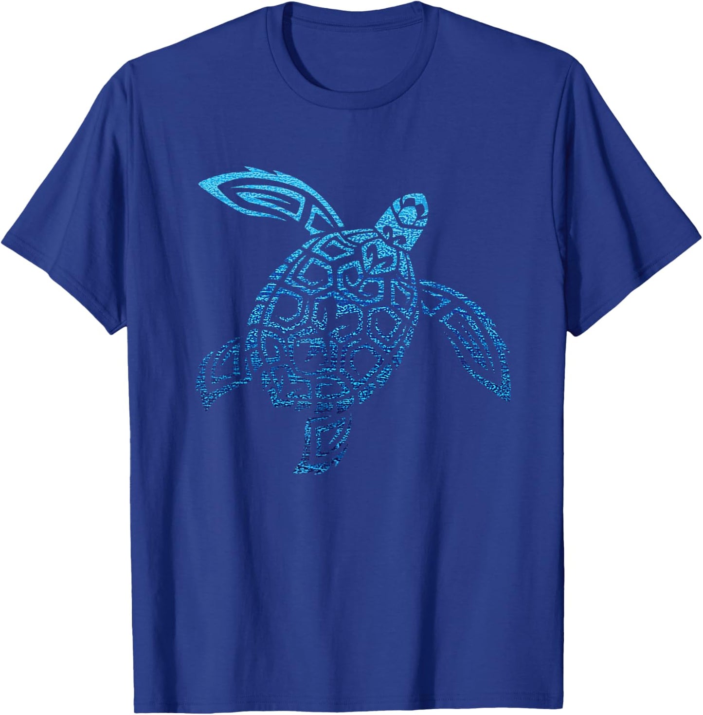 Hawaiian Sea Turtle Tribal Polynesian Pacific Souvenir T-Shirt - T-Shirt | Royal