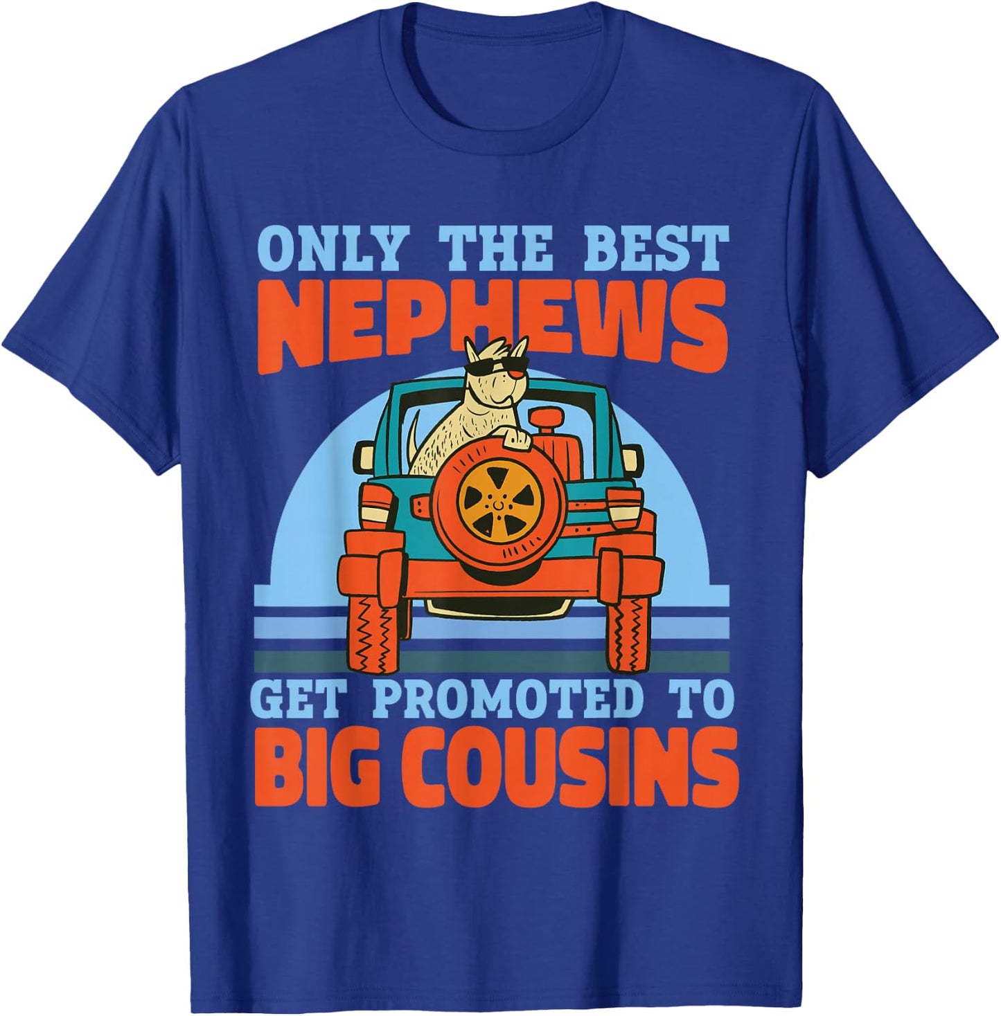 Only The Best Nephews Get Promoted To Big Cousin T-Shirt - T-Shirt | Royal