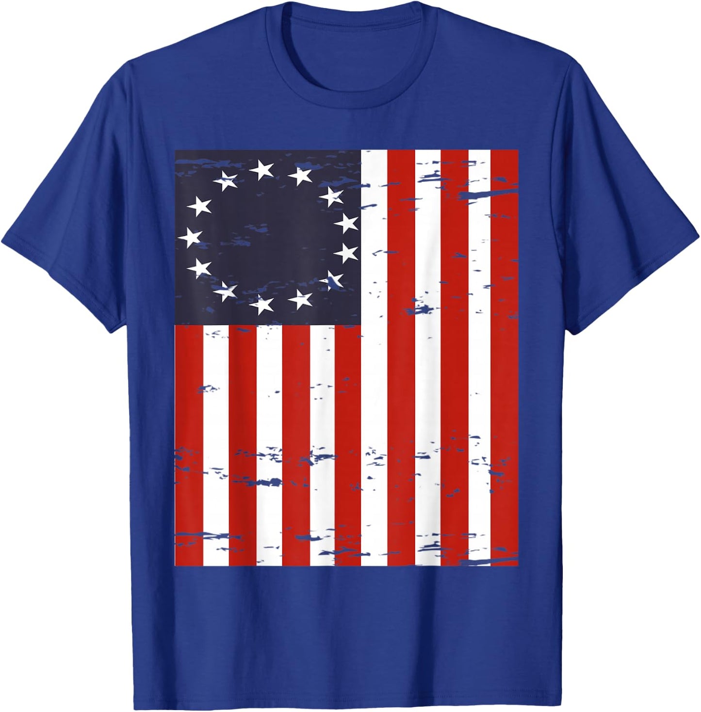 Betsy Ross Flag T-Shirt - T-Shirt | Royal