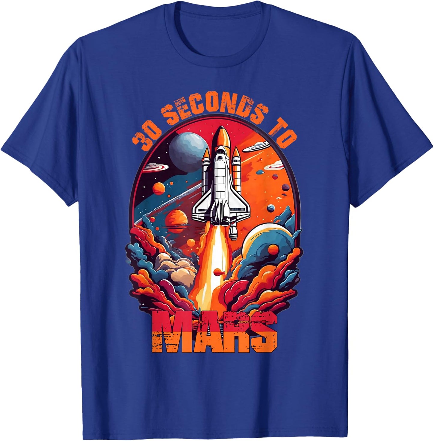 30 Seconds To Mars T-Shirt - T-Shirt | Royal