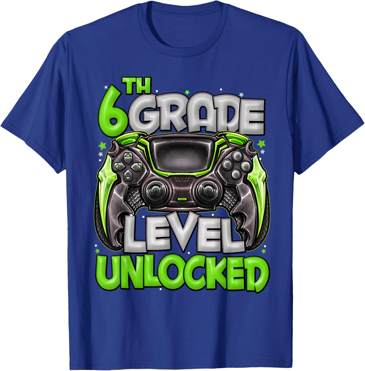 6th Grade Level Unlocked Game On 6th Grade Back To School T-Shirt - T-Shirt | Royal