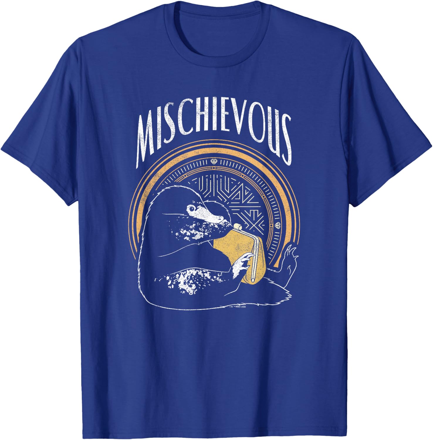 Fantastic Beasts Mischievous Niffler Poster T-Shirt - T-Shirt | Royal