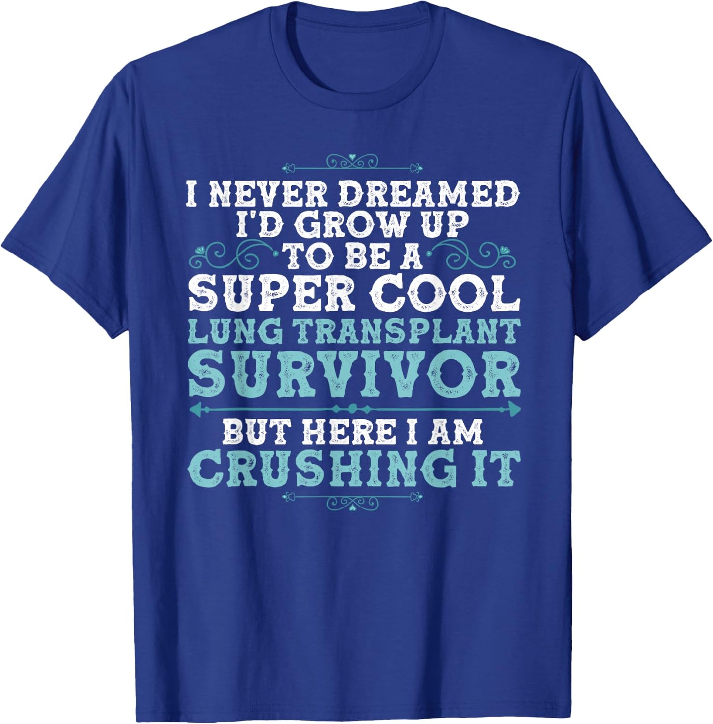 Funny Lung Transplant Design Women Organ Transplant T-Shirt - T-Shirt | Royal