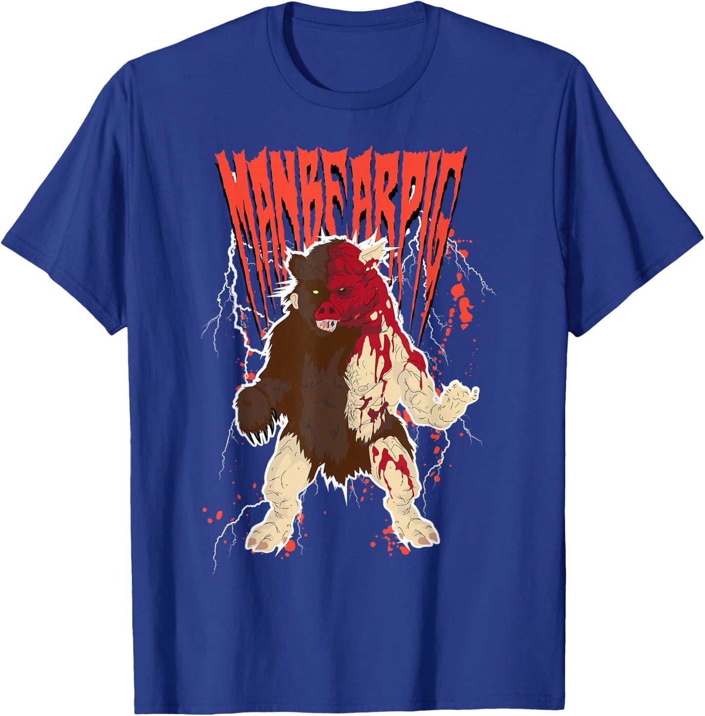 South Park Man Bear Pig T-Shirt - T-Shirt | Royal