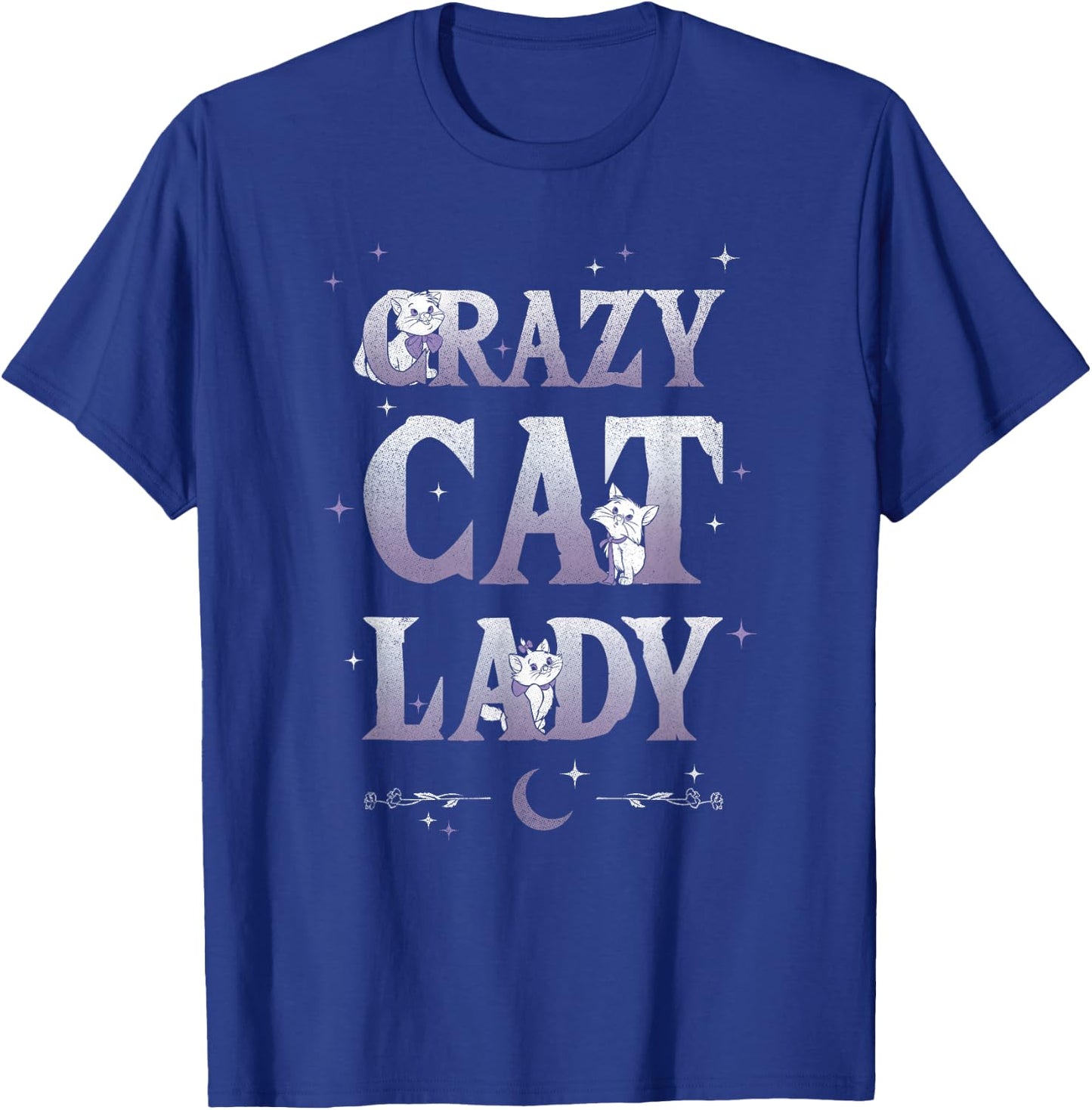 Disney The Aristocats Crazy Cat Lady Quote T-Shirt - T-Shirt | Royal