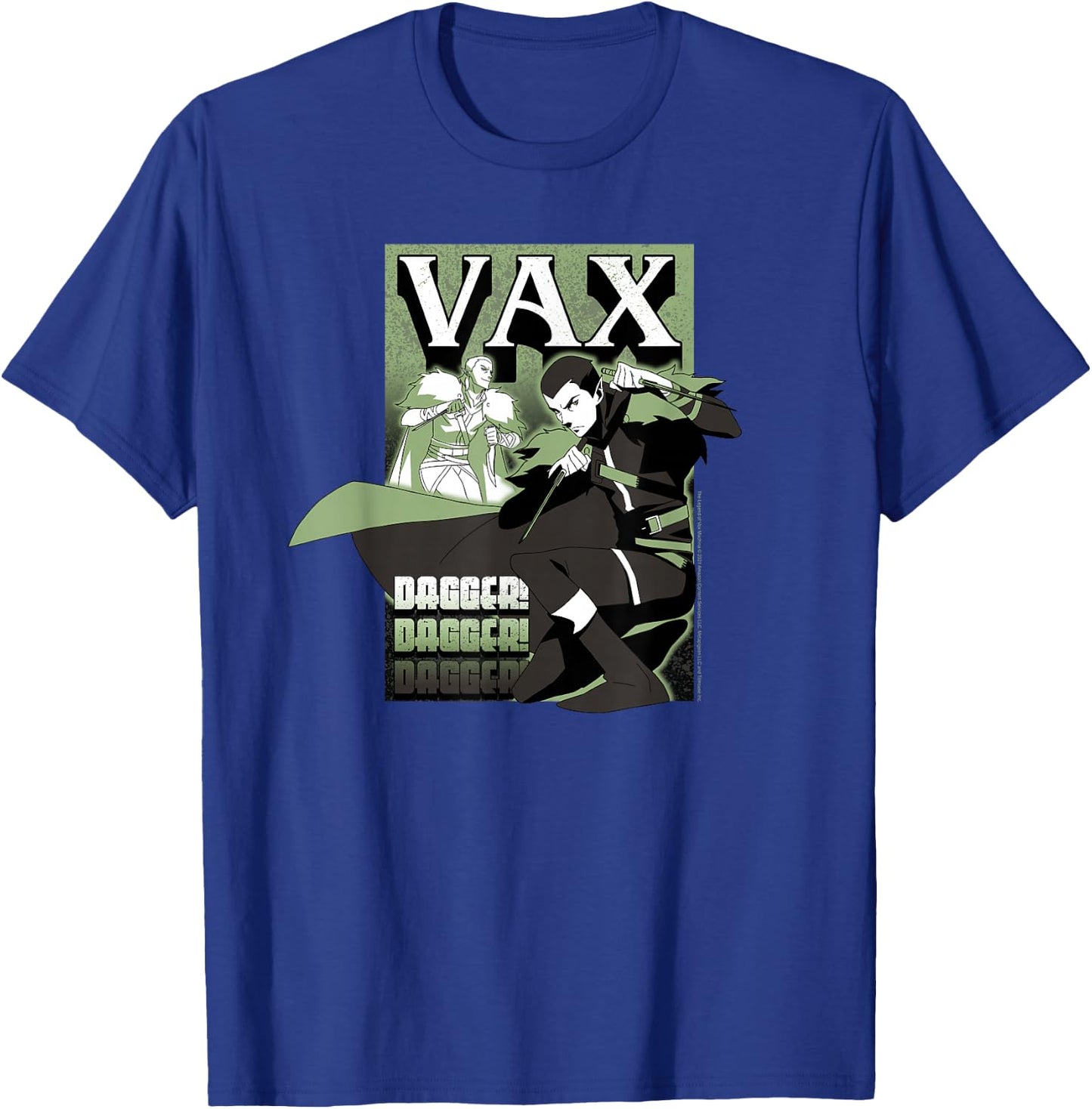 The Legend of Vox Machina Vax with Dagger Small T-Shirt - T-Shirt | Royal