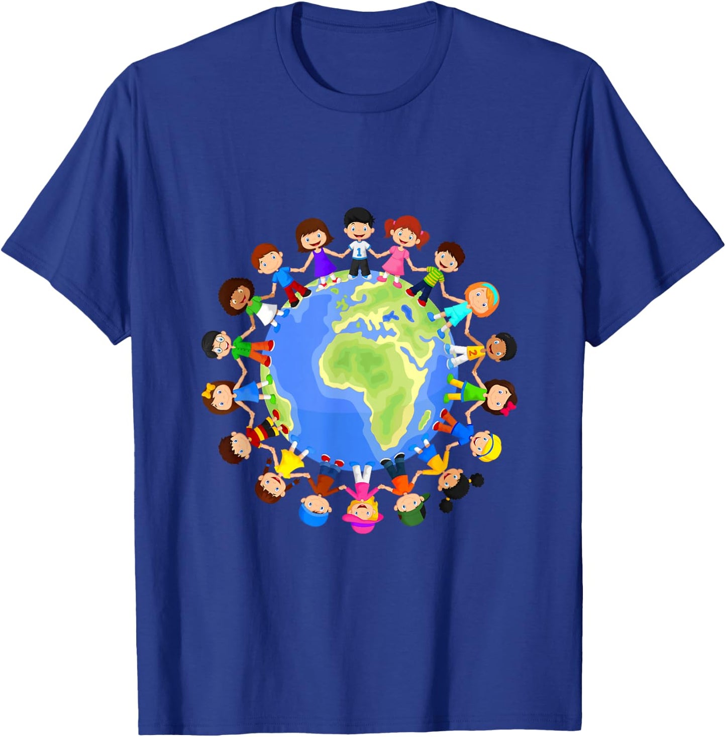 Earth Day Costume Kids Earth Day 2022 Men Youth Boys Girls T-Shirt - T-Shirt | Royal