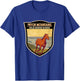 Pryor Mountains Wild Horse Range Badge T-Shirt - T-Shirt | Royal
