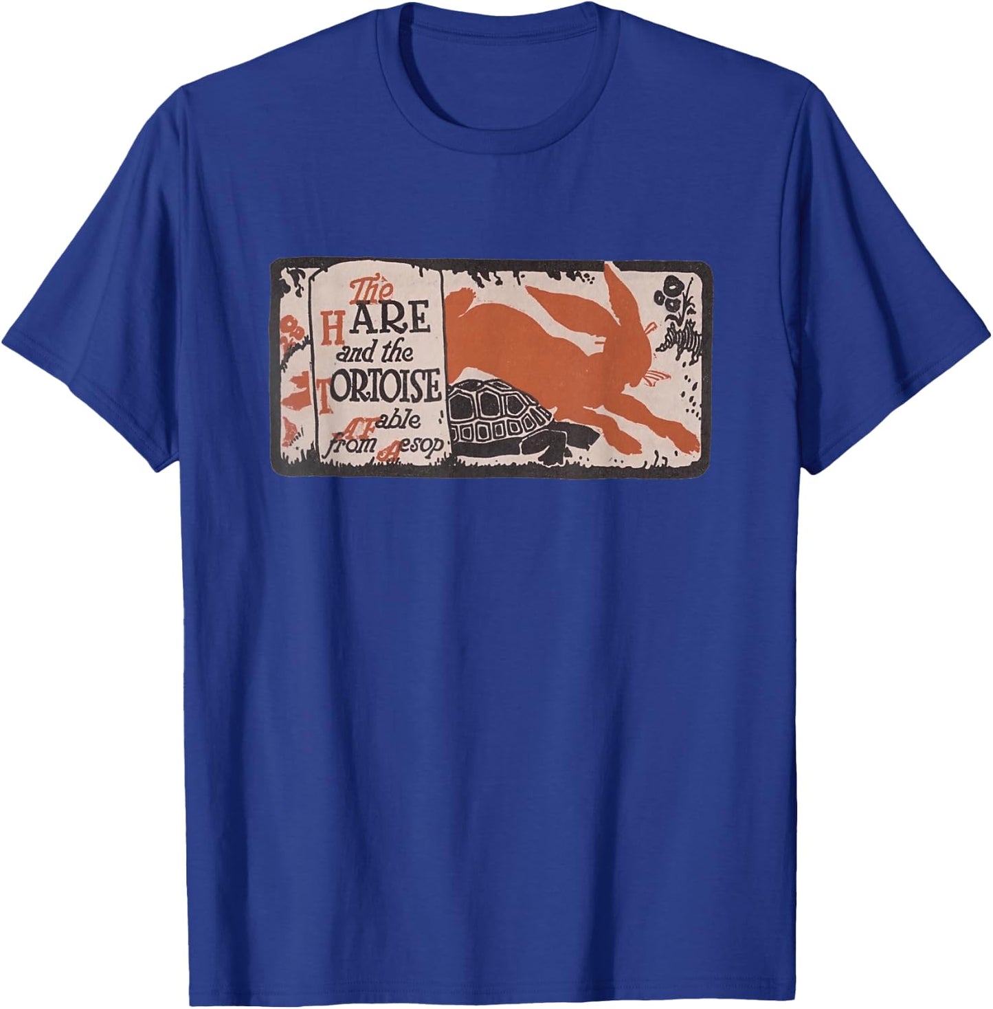 Aesop's Fables Tortoise and The Hare T-Shirt - T-Shirt | Royal